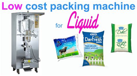 liquid pouch packing machine water milk juice sachet form fill seal machine youtube