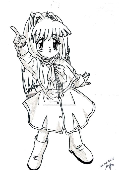 Cute Manga Girl Drawing At Getdrawings Free Download