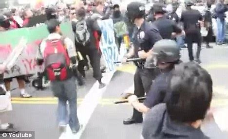 The Moment A Los Angeles Occupy Protester Sucker Punched Female Police