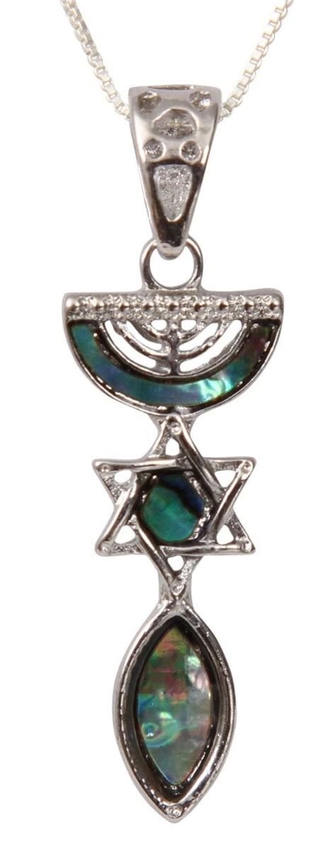 Abalone Mother Of Pearl Grafted In Pendant The Jerusalem T Shop