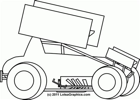 Sprint Sprint Car Colouring Pages Page 2 Coloring Home