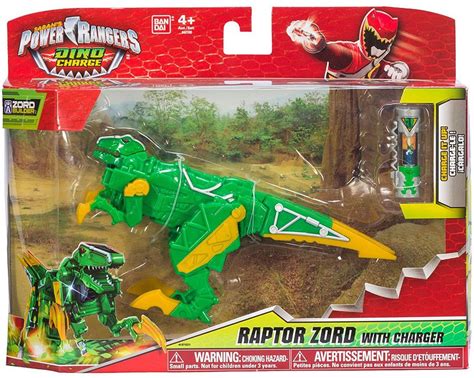 Power Rangers Dino Charge Zord Builder Green Raptor Zord Action Figure