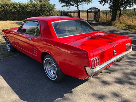 Sold 1966 Red Ford Mustang V8 Auto Project Oakwood Classics