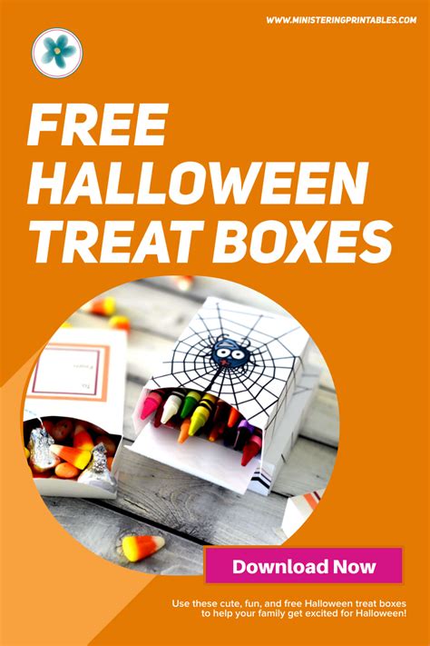 Free Halloween Treat Boxes Ministering Printables