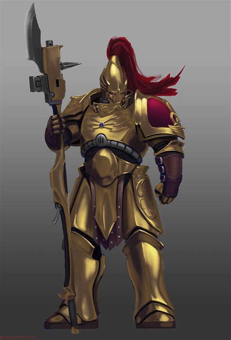 ArtStation Adeptus Custodes Konstantin Void Warhammer Fantasy