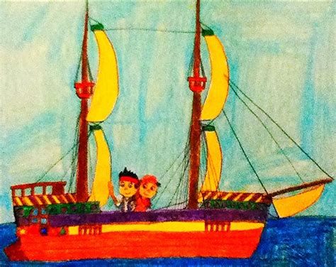 Izzy And Jake On The Imagination Island Ship By Bestbarneyfan On Deviantart