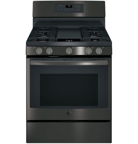 Ge® Jgb700bejts Black Stainless 30 Free Standing Gas Convection Range