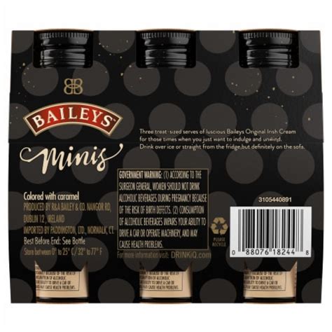 Baileys Minis The Original Irish Cream Liqueur Bottles Ml Kroger