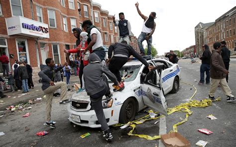 Freddie Gray Protest Riots Erupt In Baltimore Following Funeral In