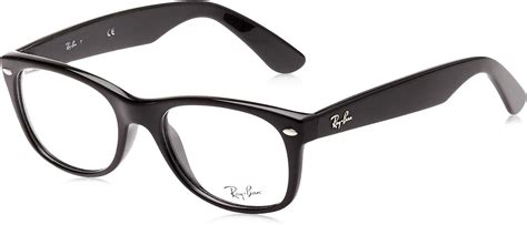 Buy Ray Ban Rx5184 New Wayfarer Prescription Eyeglass Frames Shiny Black Demo Lens 52 Mm