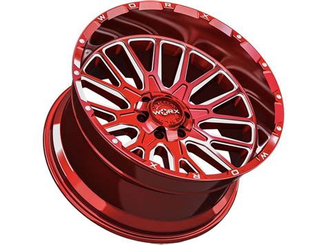 Worx Off Road Worx Off Road Milled Red 818 Wheel 818rm 2128744