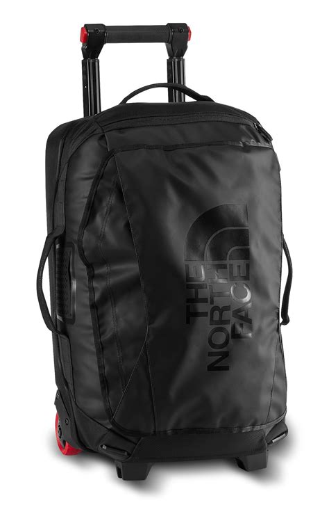 The North Face Rolling Thunder Wheeled Duffle Bag In Black For Men Lyst