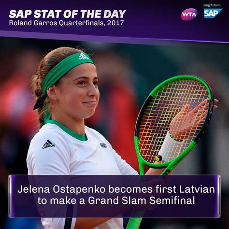 Jelena Ostapenko S Idol Ernests Gulbis Also Made The Qfs As A Teenager Liebe