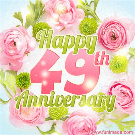 Happy 49th Anniversary Celebrate 49 Years Of Marriage — Download On