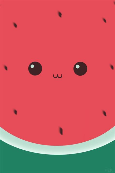 Cute Watermelon Wallpaper Girly Wallpapers Pinterest Kawaii