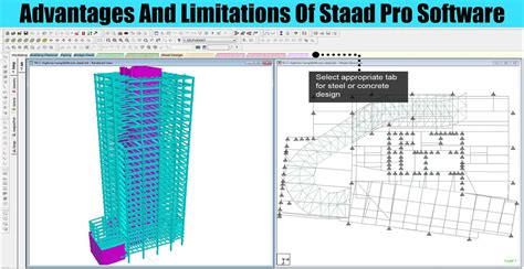 Advantages And Limitations Of Staad Pro Software Engineering Discoveries