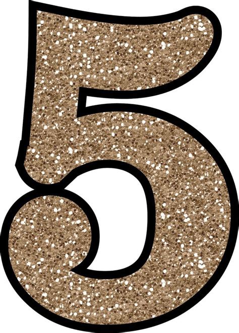 Glitter Without The Mess Free Digital Printable Glitter Numbers 0 9