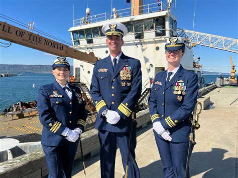 Coast Guard Cutter Hickory Crew Holds Change Of Command Ceremony In