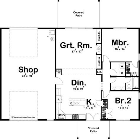 Ranch Style Barndominium Floor Plans