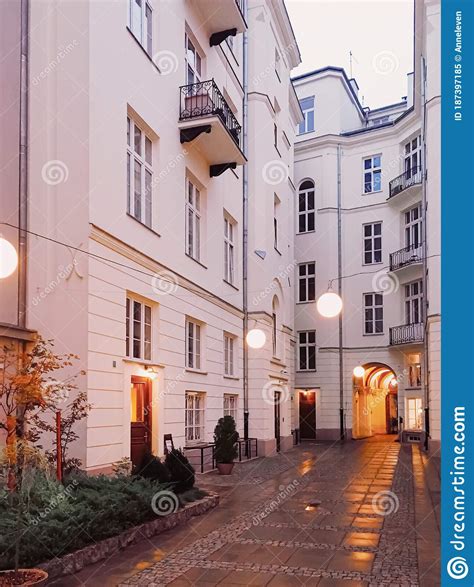 Exterior Facades Of Classic Buildings In The European City