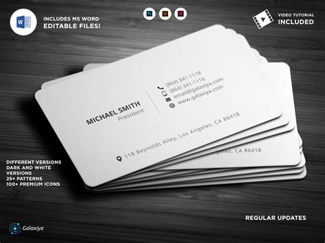 Simple Individual Business Cards Business Card Templates Creative
