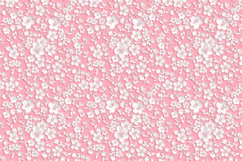 Texture Pink White Flower Wallpapers Hd Desktop And Mobile
