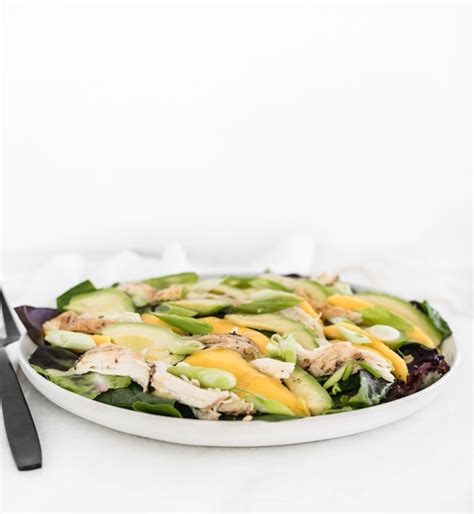 Sauté the strips, stirring often, until they're firm to the touch and uniformly. Mango, Avocado and Roasted Chicken Salad - Lively Table