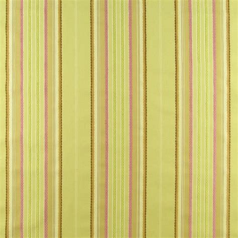 Richloom Fabrics Edinburg Willow Yellow Stripe Fabric 1502 Fabrics