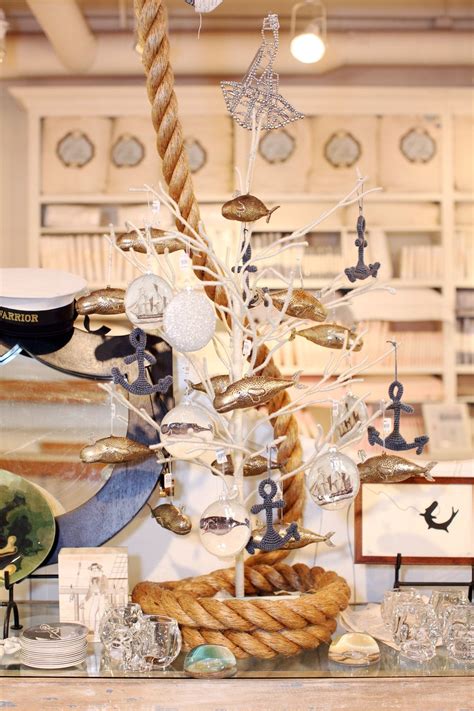 Maybe you would like to learn more about one of these? nautical Christmas tree?! | Nautical christmas, Coastal ...