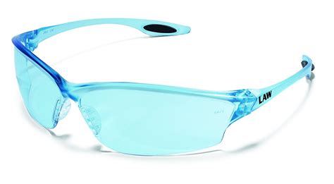 Crews Lw213 Law 2 Safety Glasses Polycarbonate Light Blue Lens 1 Pair Law 2 Fashionable Safety