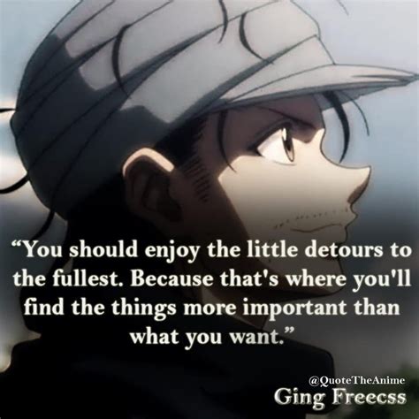 Finding ging was gon's motivation for becoming a hunter. 10+ POWERFUL Hunter x Hunter Quotes (Images)