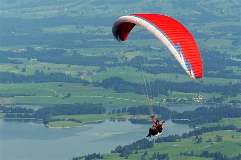 Royalty Free Photo Person Parachuting During Daytime Pickpik