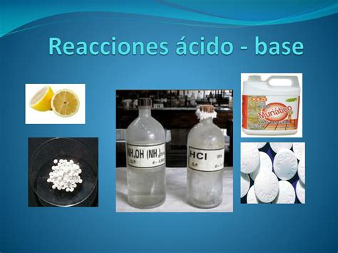 PPT Reacciones ácido base PowerPoint Presentation free download