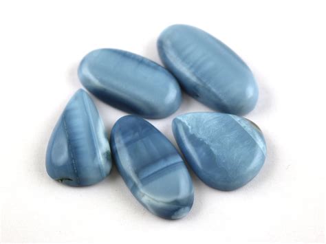 5 Piezas Azul Natural Opal Cabochon Piedra Preciosa 36x18mm Etsy