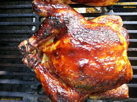 How To Barbecue Whole Chickens On A Charcoal Grill Make It Like A Man