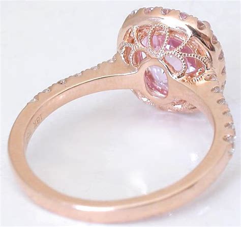 Light Pink Sapphire Diamond Engagement Ringgr 5992