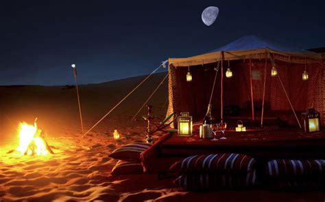 Spent A Romantic Beautiful Night Under Open Sky In Dubai Desert By