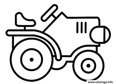 Tracteur agricole tracteur dessin facile. Coloriage Tracteur 96 Dessin Tracteur à imprimer