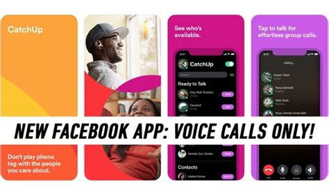 Catchup Facebooks New App Takes Up The Phone Call Visualistan