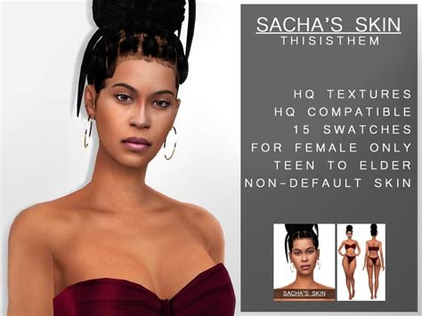 Sachas Skin By Thisisthem Sims 4 Mod Download Free
