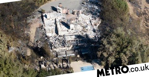Aerial Pictures Of Miley Cyruss Burned Down Home Show Destruction