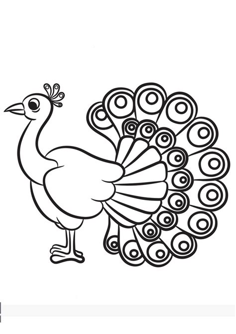 You can even color this bee after drawing it. Coloring Pages | Beautiful Peacock Coloring Pages