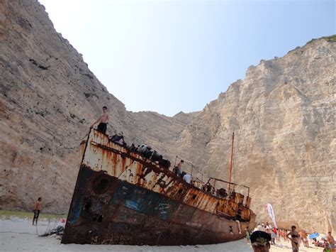 Shipwreck Navagio Panagiotis Is The Ship Name Photo From Navagio In