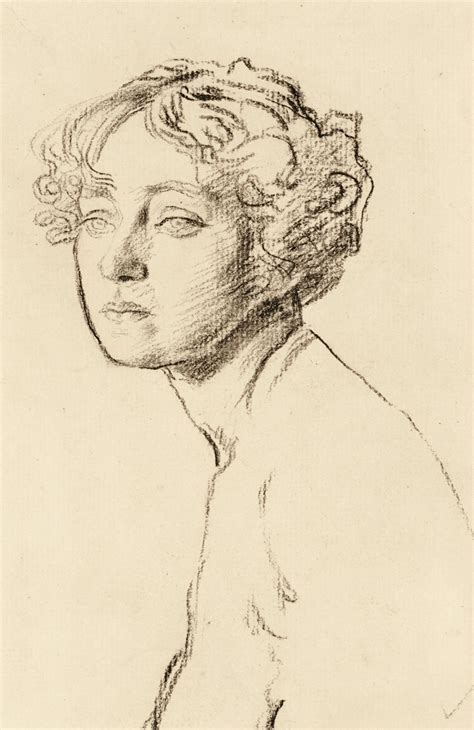 AUGUSTUS JOHN R A STUDY OF A FEMALE NUDE BUST LENGTH Made In Britain Sotheby S