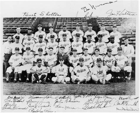 1950s Brooklyn Dodgers 写真 撮影 ゲッティイメージズ