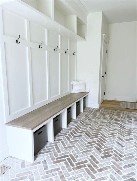 Why I Chose Brick For Our Mudroom Flooring