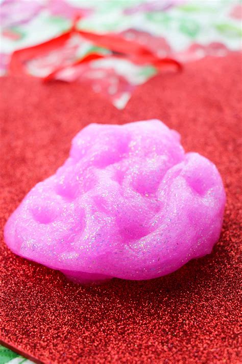 How To Make Pink Glitter Slime Pink Glitter Slime Recipe