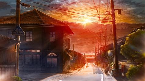 Anime City Scenery Wallpapers Top Free Anime City