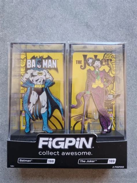 Figpin Batman And Joker Glitter Sdcc Eur 10000 Picclick It