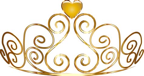 Gold Princess Crown Clipart Transparent Background Crown Png Png